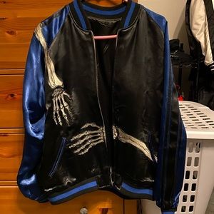 Vintage Sukajan - Hugging skeleton